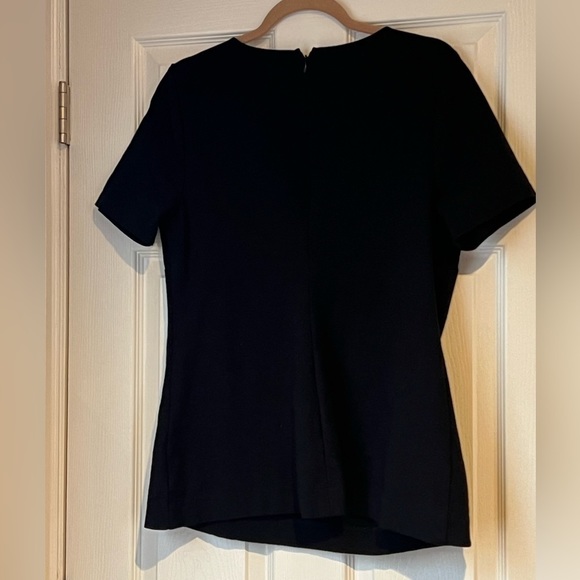 A Pea In The Pod Black Short Sleeve Maternity Top Size Large - Picture 3 of 8